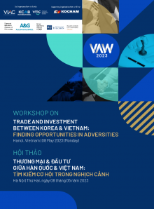 [VAW2023] Hội thảo Đầu tư kinh doanh giữa Hàn Quốc và Việt Nam: Tìm kiếm cơ hội trong nghịch cảnh