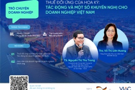 [Sự kiện hỗ trợ] Trò chuyện Doanh nghiệp – Thuế đối ứng của Mỹ: Tác động và một số khuyến nghị cho doanh nghiệp Việt Nam 