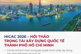 HICAC 2026 - Hội thảo Trọng tài Xây dựng Quốc tế TpHCM 