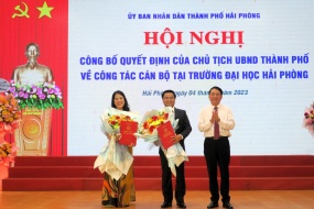 Ông Bùi Xuân Hải làm Hiệu trưởng Trường Đại học Hải Phòng