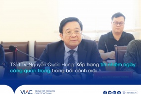 TS. TTV. Nguyễn Quốc Hùng: Xếp hạng tín nhiệm ngày càng quan trọng trong bối cảnh mới