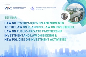 Seminar "Law No.57/2024/QH15 on amendments to the Law on Planning, Law on Investment, Law on Public-Private partnership investment and Law on Bidding & new policies on investment activities"