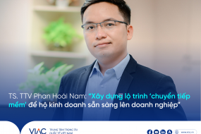 TS. TTV Phan Hoài Nam: “Xây dựng lộ trình “chuyển tiếp mềm” để hộ kinh doanh sẵn sàng lên doanh nghiệp”