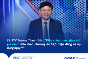 LS. TTV Trương Thanh Đức: “Điều chỉnh mức giảm trừ gia cảnh: Nên chọn phương án 15,5 triệu đồng và áp dụng ngay?”