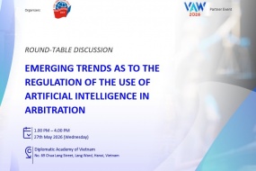 VAW 2026 | Bàn tròn thảo luận: Từ xu hướng đến quy định về sử dụng trí tuệ nhân tạo trong trọng tài