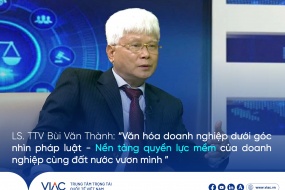 LS. TTV Bùi Văn Thành: “Văn hóa doanh nghiệp dưới góc nhìn pháp luật - Nền tảng quyền lực mềm của doanh nghiệp cùng đất nước vươn mình”