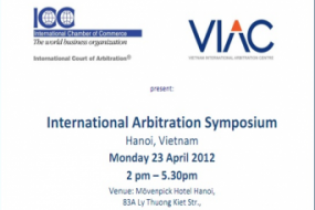[Hà Nội] Hội thảo International Arbitration Symposium - 23/04/2012 