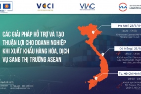 Hội thảo Các giải pháp hỗ trợ và tạo thuận lợi cho doanh nghiệp khi xuất khẩu hàng hóa, dịch vụ sang thị trường ASEAN