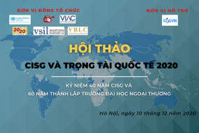 Hội thảo CISG và Trọng tài quốc tế 2020