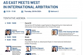 [HICAC 2024] Section B: As East Meets West In International Arbitration (coordinated by VIAC)