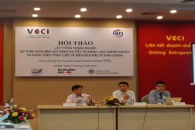 Hội thảo lấy ý kiến doanh nghiệp về dự thảo Nghị định quy định chi tiết thi hành Luật doanh nghiệp và hoàn thiện pháp luật về điều kiện đầu tư kinh doanh