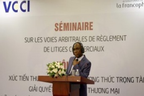 Đẩy mạnh quan hệ hợp tác giữa Trung tâm Trọng tài Quốc tế Việt Nam và Trung tâm Trọng tài thuộc Tòa án Pháp lý và Trọng tài (CCJA) của OHADA.