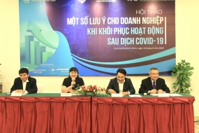 Hội thảo Một số lưu ý cho doanh nghiệp khi khôi phục hoạt động sau dịch Covid-19