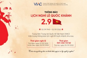 Thông báo Lịch nghỉ lễ Quốc khánh 02/09/2022