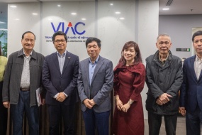 Vietnam International Arbitration Center (VIAC) has a working session with representatives of the Vietnam Association of Construction Contractors (VACC) 2023