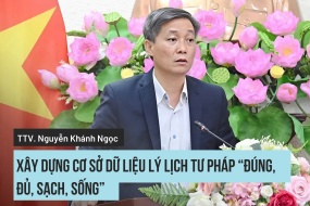 Thứ trưởng Bộ Tư pháp, Trọng tài viên VIAC Nguyễn Khánh Ngọc: Xây dựng Cơ sở dữ liệu LLTP ‘đúng, đủ, sạch, sống’