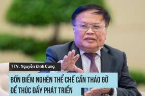 TS., Trọng tài viên VIAC Nguyễn Đình Cung: Bốn điểm nghẽn thể chế cần tháo gỡ để thúc đẩy phát triển