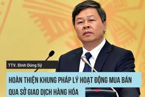 Hoàn thiện khung pháp lý hoạt động mua bán qua Sở Giao dịch hàng hóa