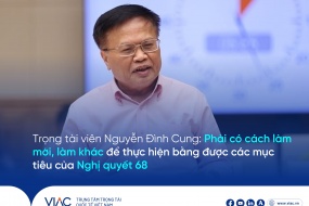 TS. Nguyễn Đình Cung, Trọng tài viên VIAC: Phải có cách làm mới, làm khác để thực hiện bằng được các mục tiêu của Nghị quyết 68 