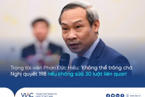 Trọng tài viên Phan Đức Hiếu: "Không thể trông chờ Nghị quyết 198 nếu không sửa 30 luật liên quan"