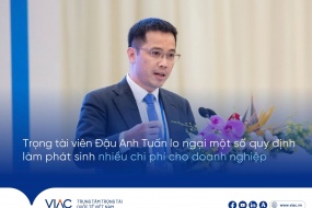 Trọng tài viên Đậu Anh Tuấn lo ngại một số quy định làm phát sinh nhiều chi phí cho doanh nghiệp