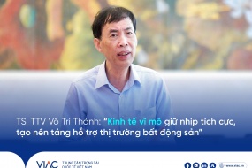 TS. TTV Võ Trí Thành: “Kinh tế vĩ mô giữ nhịp tích cực, tạo nền tảng hỗ trợ thị trường bất động sản”