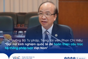 Thứ trưởng Bộ Tư pháp, Trọng tài viên Phan Chí Hiếu: "Gợi mở kinh nghiệm quốc tế để hoàn thiện cấu trúc hệ thống pháp luật Việt Nam"
