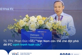 TS. TTV. Phan Đức Hiếu: "Việt Nam cần thể chế đột phá để IFC cạnh tranh toàn cầu"