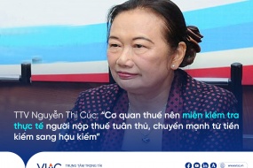 TTV Nguyễn Thị Cúc: “Cơ quan thuế nên miễn kiểm tra thực tế người nộp thuế tuân thủ, chuyển mạnh từ tiền kiểm sang hậu kiểm”