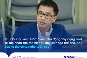 TTV Đậu Anh Tuấn: “Việc chủ động xây dựng Luật Trí tuệ nhân tạo thể hiện tư duy kiến tạo thể chế, đón bắt xu thế công nghệ toàn cầu”