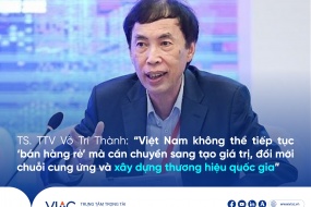 TS. TTV Võ Trí Thành: “Việt Nam không thể tiếp tục “bán hàng rẻ” mà cần chuyển sang tạo giá trị, đổi mới chuỗi cung ứng và xây dựng thương hiệu quốc gia”