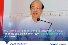 Thứ trưởng Bộ Tư pháp, Trọng tài viên Phan Chí Hiếu: “Tháo gỡ các ‘điểm nghẽn’, tạo sự phát triển bứt phá cho Thủ đô”