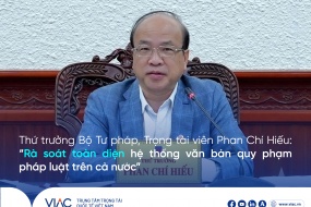 Thứ trưởng Bộ Tư pháp, Trọng tài viên Phan Chí Hiếu: “Rà soát toàn diện hệ thống văn bản quy phạm pháp luật trên cả nước”
