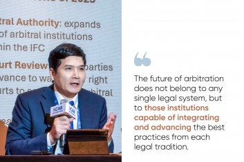 VIAC’s Secretary General Vu Anh Duong highlights Vietnam’s Arbitration reforms and the Civil-Common law convergence