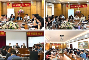 Các Trọng tài viên VIAC tham gia giảng dạy chuyên đề Kỹ năng tham gia GQTC bằng hoà giải, trọng tài tại Học viện Tư pháp