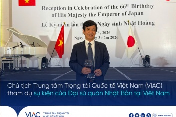 Chủ tịch Trung tâm Trọng tài Quốc tế Việt Nam (VIAC) tham dự sự kiện của Đại sứ quán Nhật Bản tại Việt Nam