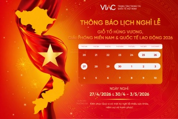 Thông báo lịch nghỉ lễ Giỗ Tổ Hùng Vương, Giải phóng miền Nam & Quốc tế Lao động 2026