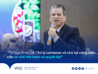 TTV. Ngô Khắc Lễ: Xử lý container vô chủ tại cảng biển cần cơ chế linh hoạt và quyết liệt
