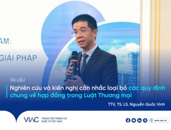 TTV Nguyễn Quốc Vinh: Nghiên cứu và kiến nghị cân nhắc loại bỏ các quy định chung về hợp đồng trong Luật Thương mại