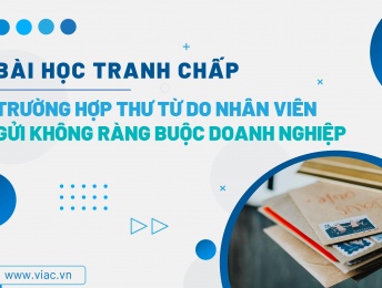 #031 | Trường hợp thư từ do nhân viên gửi  không ràng buộc doanh nghiệp