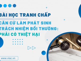 #044 | Căn cứ làm phát sinh trách nhiệm bồi thường: Phải có thiệt hại