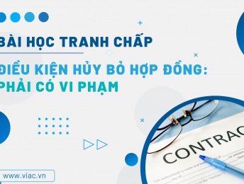 #063 | Điều kiện hủy bỏ hợp đồng: Phải có vi phạm