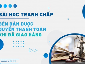 #092 | Bên bán được quyền thanh toán khi đã giao hàng