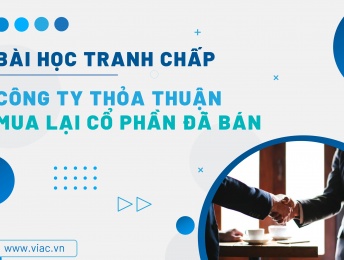 #110 | Công ty thỏa thuận mua lại cổ phần đã bán