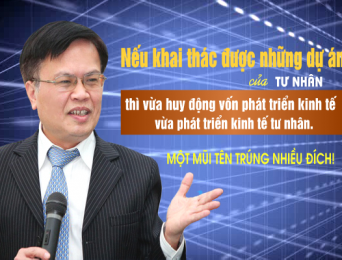 TS. Nguyễn Đình Cung: "Khai thác dự án tư nhân, một mũi tên trúng nhiều đích"
