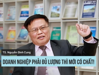 TS. Nguyễn Đình Cung, Trọng tài viên VIAC: Doanh nghiệp phải đủ lượng thì mới có chất!