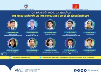 Trọng tài viên VIAC tham gia Tọa đàm đối thoại chính sách “Định hướng và Giải pháp cho Tăng trưởng kinh tế cao và bền vững đến năm 2045” của Đại học Kinh tế Quốc dân (NEU)
