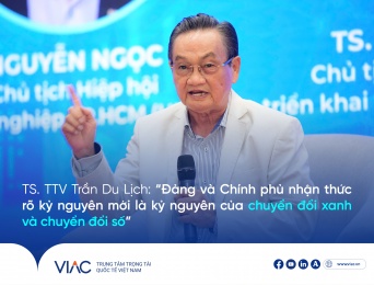 TS. TTV Trần Du Lịch: “Đảng và Chính phủ nhận thức rõ kỷ nguyên mới là kỷ nguyên của chuyển đổi xanh và chuyển đổi số”