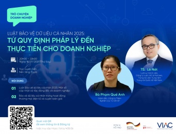 [Sự kiện hỗ trợ] Trò chuyện Doanh nghiệp – Luật Bảo vệ Dữ liệu cá nhân 2025: Từ quy định pháp lý đến thực tiễn cho doanh nghiệp