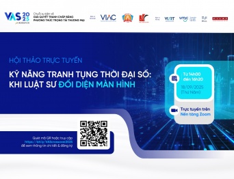 [VAS 2025 – Crossover] Hội thảo trực tuyến về Kỹ năng tranh tụng thời đại số: Khi Luật sư đối diện màn hình